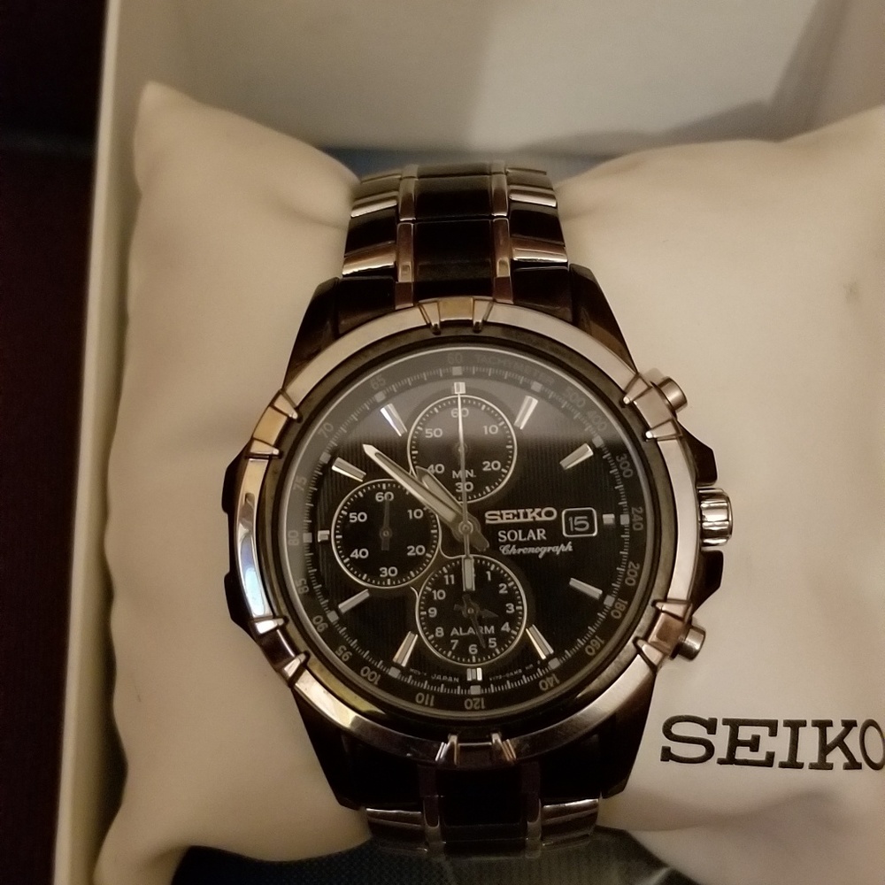 Seiko solar watch